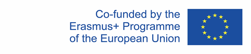 Erasmus+ Programme EU logo: circle of yellow stars on a blue background