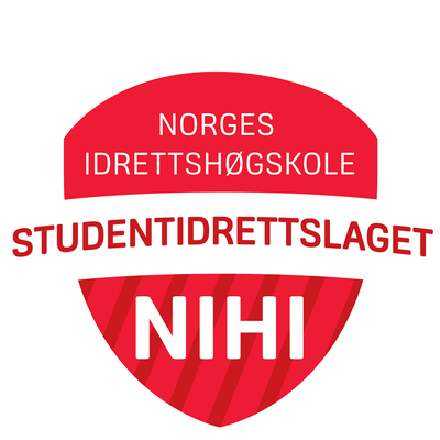 NIHI logo in Norwegian (Norwegian School of Sport Science Student Sports Team)
