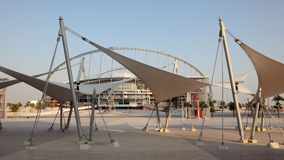 Khalifa stadium i Doha Qatar
