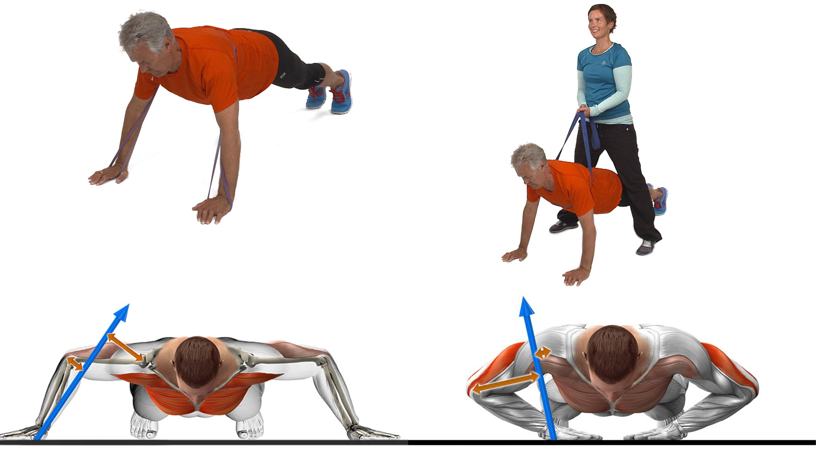 Variasjoner av push-ups